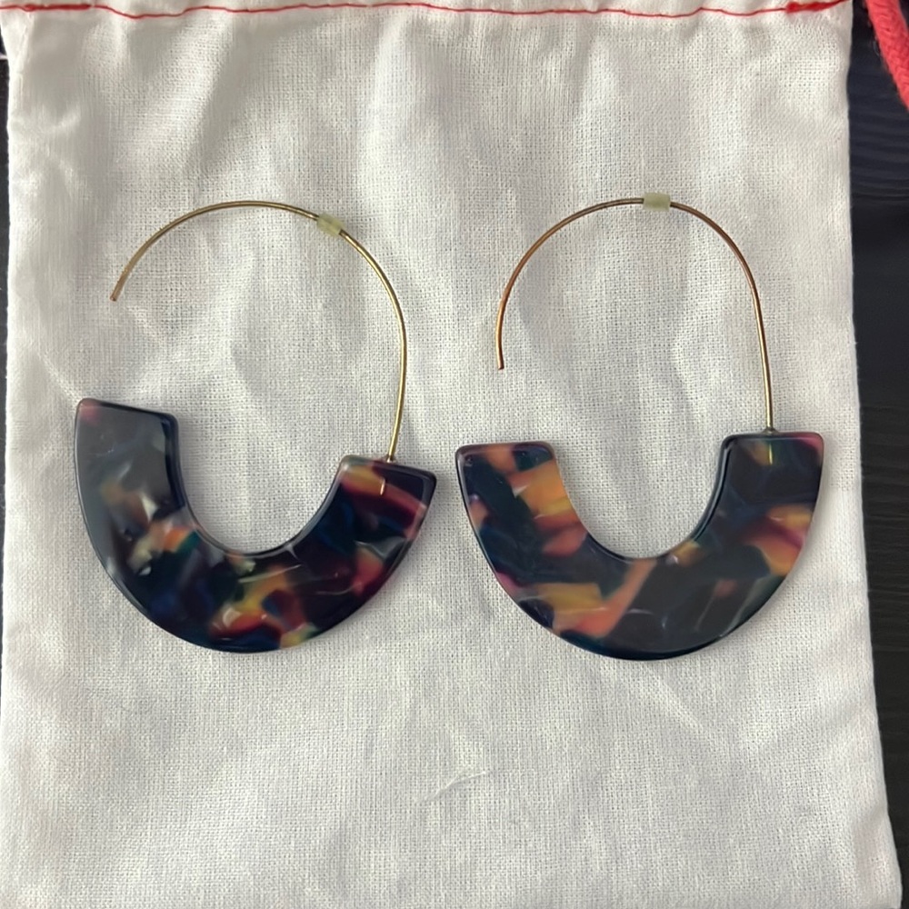 Tortoise earrings